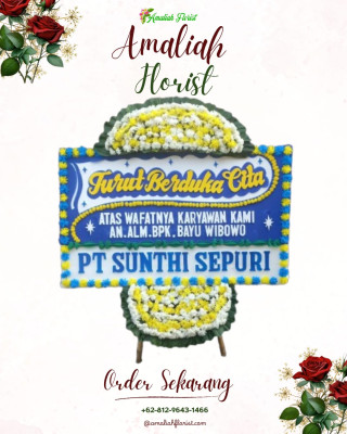 Papan Bunga Duka di Waelata